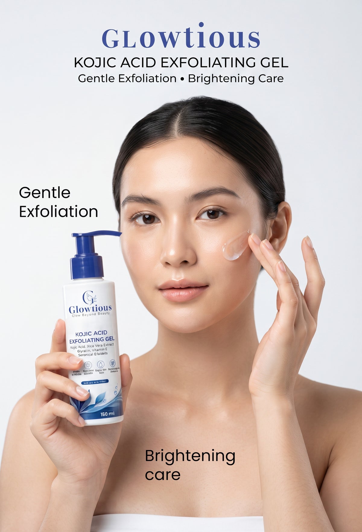 Kojic Acid Exfoliating Gel – Gentle Dead Skin Removal & Brightening
