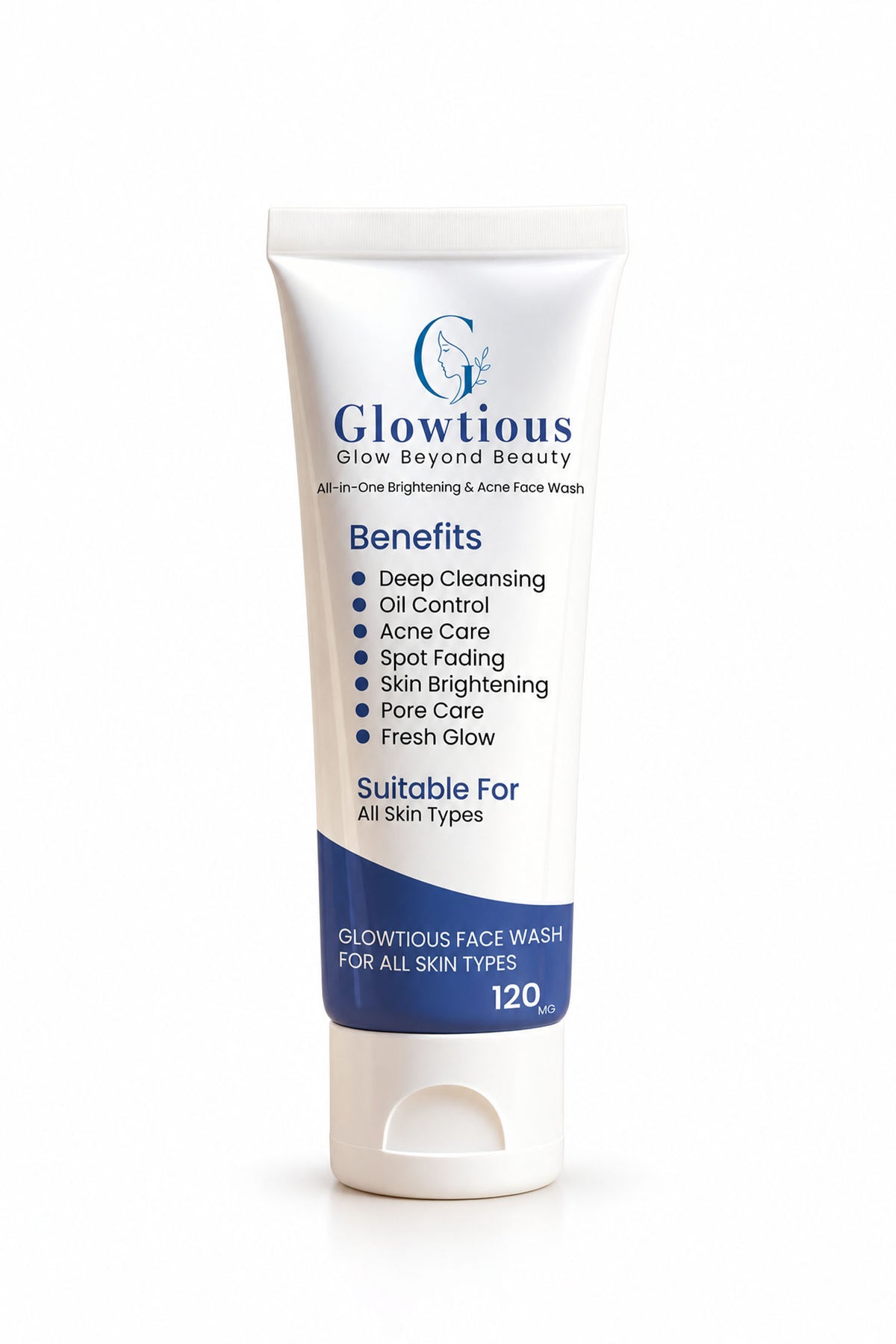 Glowtious All-in-One Brightening & Acne Face Wash | Oil & Pore Care