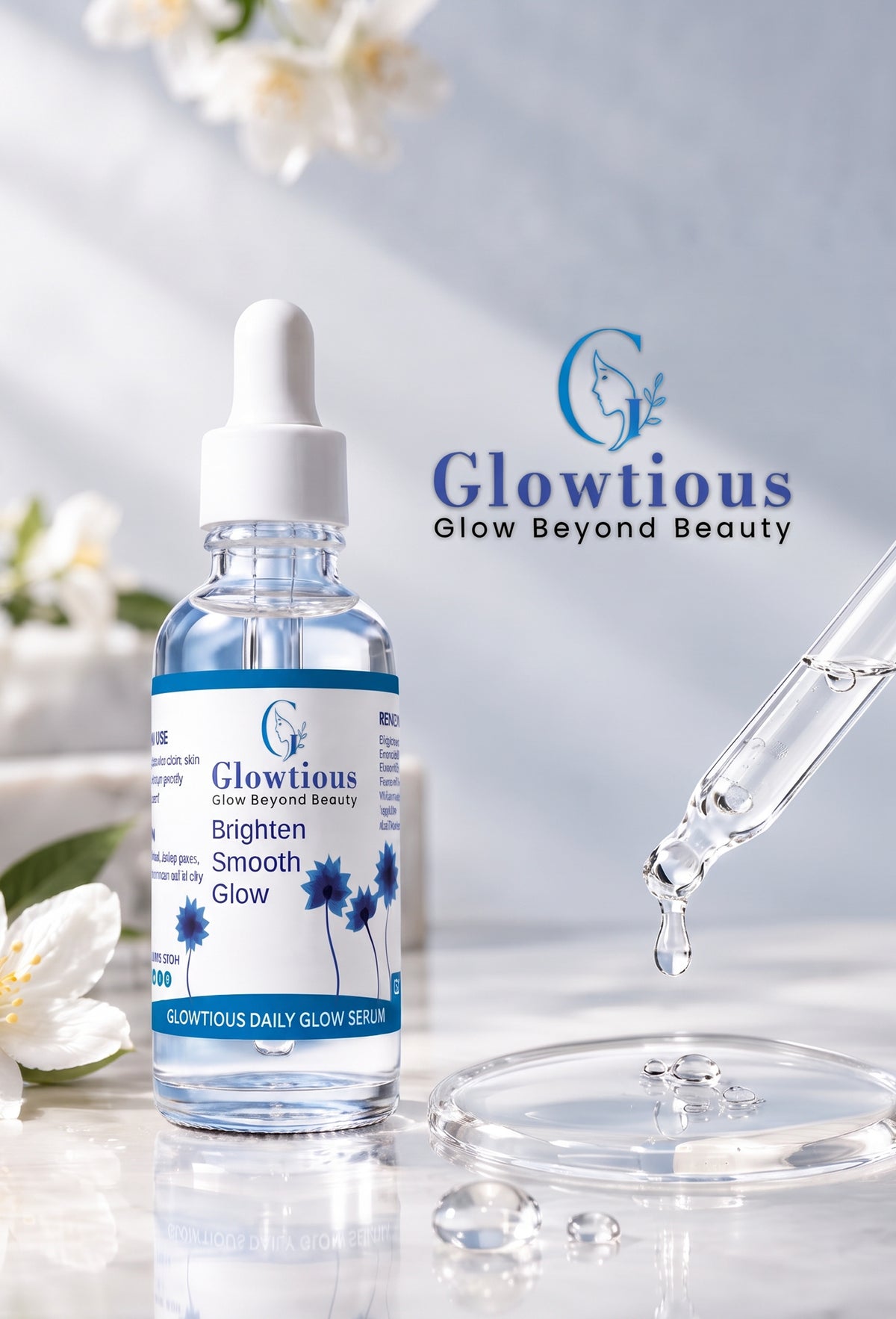 Glowtious Daily Glow Serum – Brightening & Smoothing Face