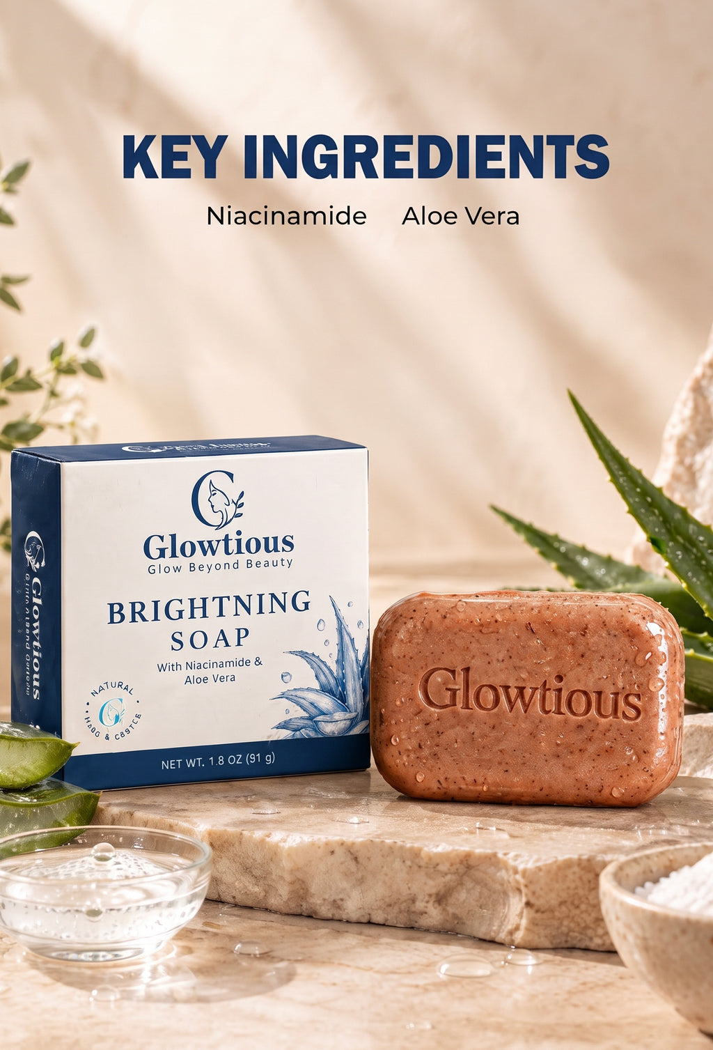 Glowtious Lemon Brightening Soap – Radiance & Dark Spot Care