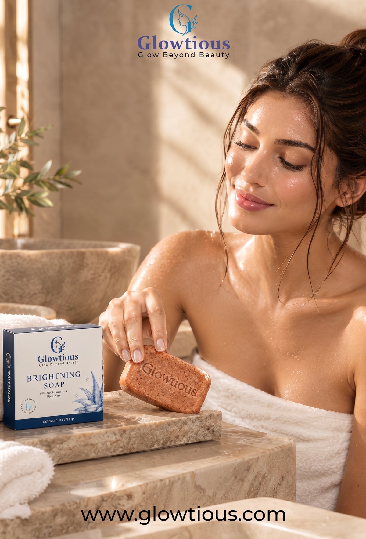 Glowtious Lemon Brightening Soap – Radiance & Dark Spot Care